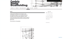 Desktop Screenshot of cumbriascaffolding.com